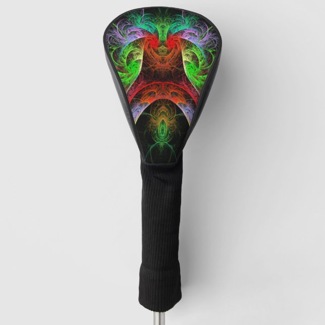 Carnaval Abstract Art Golf Head Cover (Front)