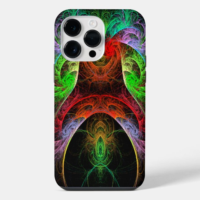 Carnaval Abstract Art iPhone Case (Back)