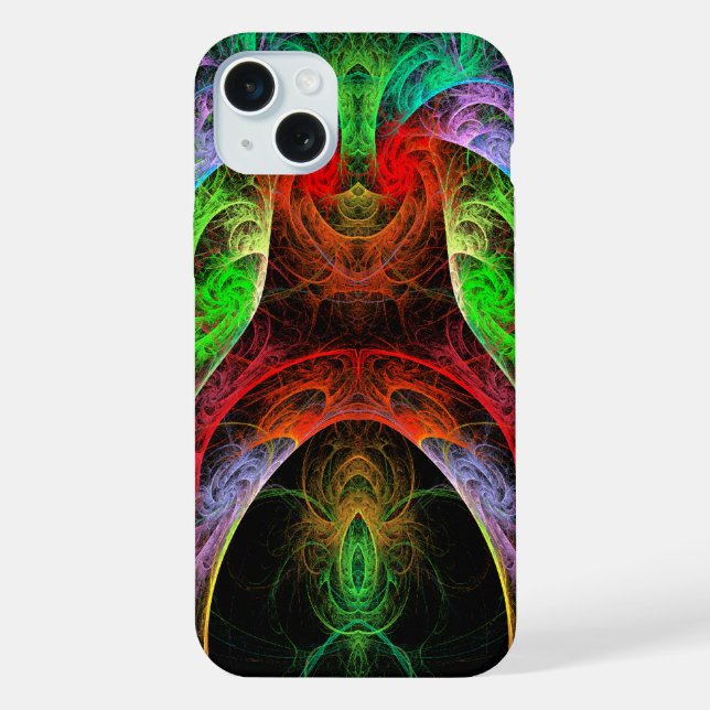 Carnaval Abstract Art iPhone Case (Back)