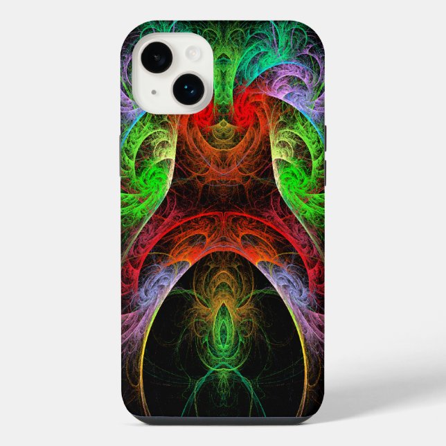 Carnaval Abstract Art iPhone Case (Back)