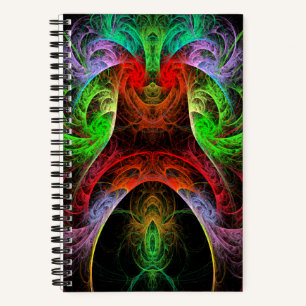 Carnaval Abstract Art Notebook