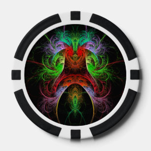 Carnaval Abstract Art Poker Chips