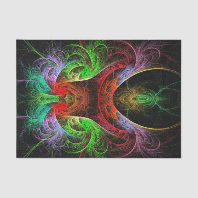 Carnaval Abstract Art Tissue Paper (Front)