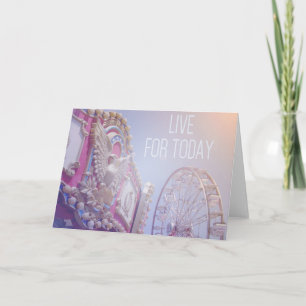 Carnaval Carte de vœux Live For Today