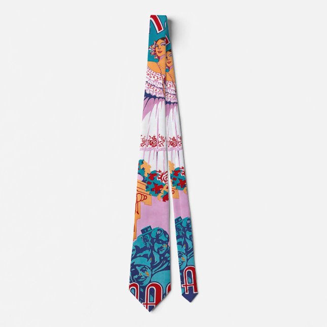 Carnaval de 1936, Feb. 22-25, Panama Tie (Front)