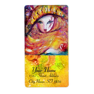 CARNAVAL EN JAUNE AVEC ROSE ROUGE