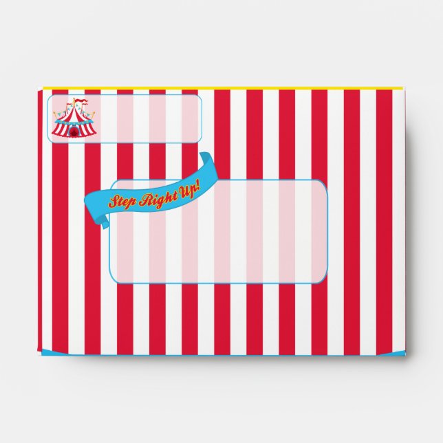 Carnaval et enveloppes de cirque (Devant)