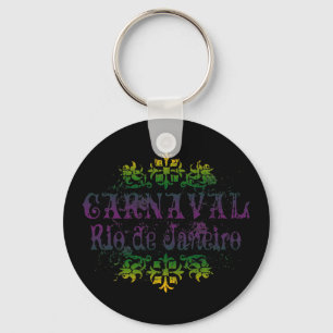 Carnaval Rio de Janeiro Keychain