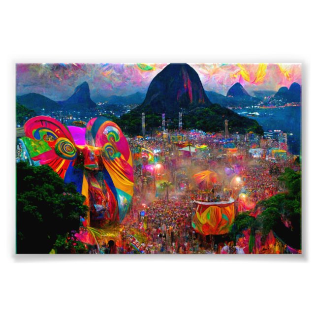 Carnaval, Rio de Janeiro, Poster (Devant)