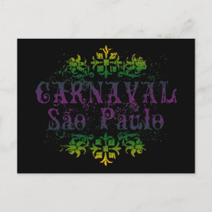 Carnaval Sao Paulo Postcard