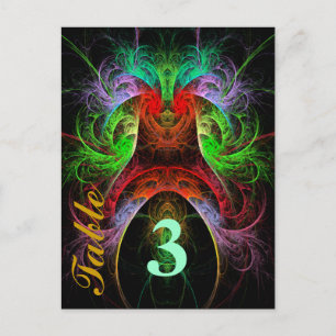 Carnaval Table Number Postcard