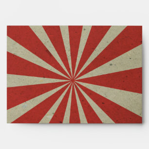 carnaval vintage lignes rouges enveloppes