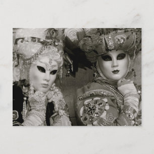Carnavale di Venezia Masks I Postcard