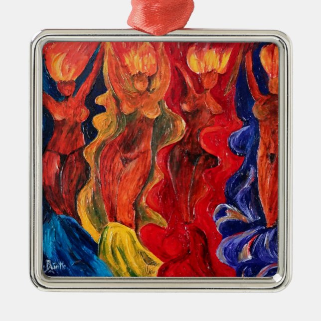 Carnavalesque 2010 metal ornament (Front)