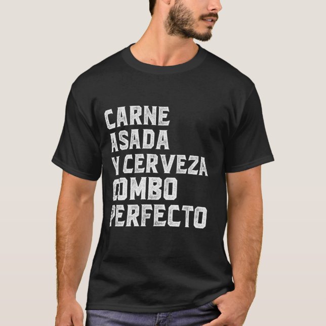 Carne Asada Funny Mexican Food Comida Mexicana Cam T-Shirt (Front)