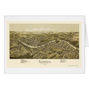 Carnegie, carte panoramique de PA - 1897