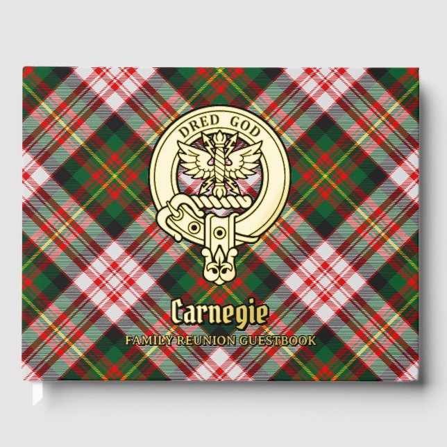 Carnegie Family Reunion Guest Book (Front)