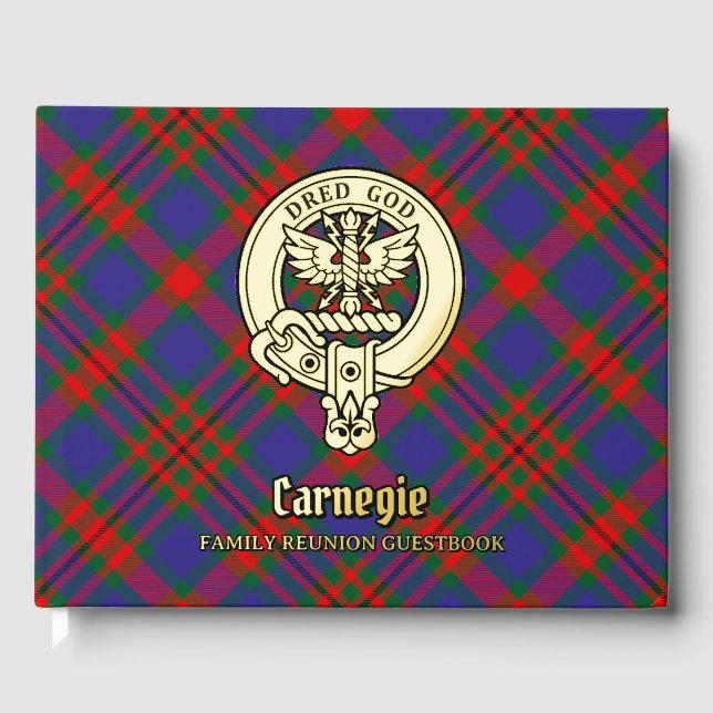 Carnegie Family Reunion Guest Book (Front)
