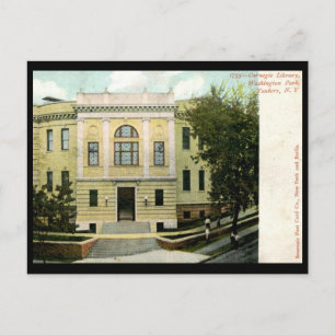 Carnegie Library, Yonkers, NY 1906 Vintage Postcard