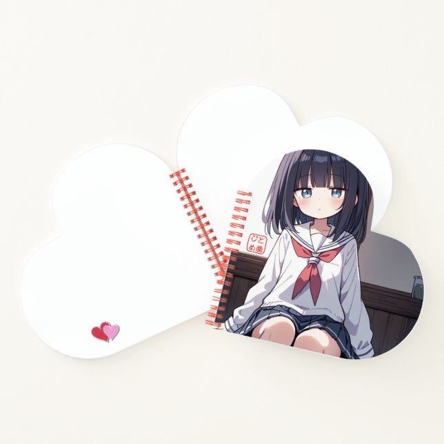 CARNET じとめ堂ハートノート (Intérieur)