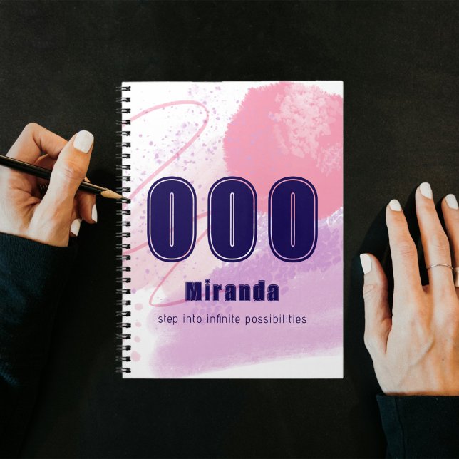 Carnet 000 Numéros Angel Rose Limitless Spirit High Vibes (000 Angel Numbers Pink Limitless Spirit High Vibes Notebook Journal)