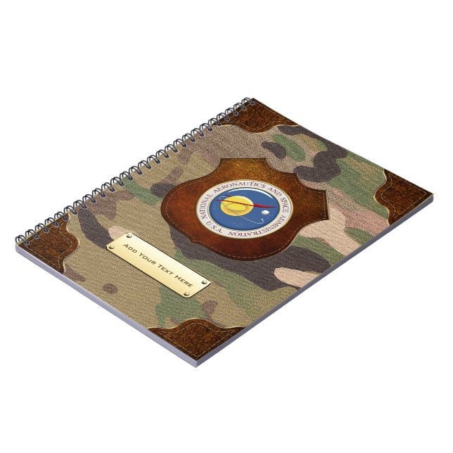 Carnet [100] Emblème de la NASA [3D] (Côté gauche)