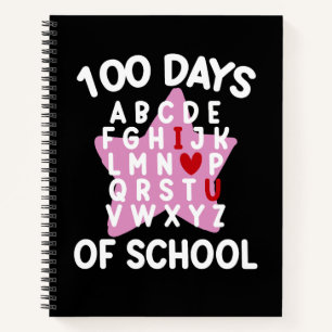 Carnet 100 Jours D'école Alphabet 100ème Jour Professeur 