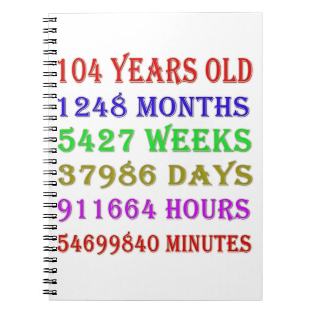 Carnet 104e anniversaire Jalons (Devant)