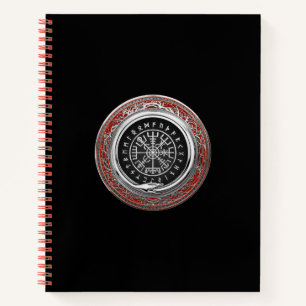 Carnet [110] Vegvisir - Viking Silver Magic Runic Compass