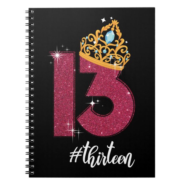 Carnet 13 ans Adolescent officiel 13e anniversaire Cadeau (Devant)