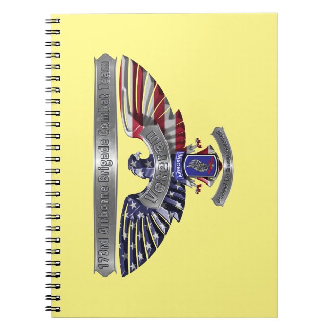 Carnet 173e Airborne "Fière d'avoir servi" (Devant)