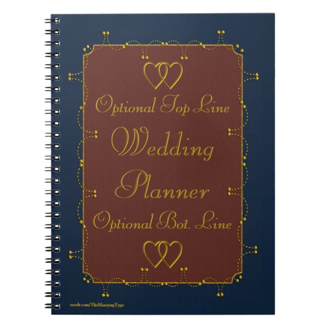 Carnet 1776 Mariage Collection Planner personnalisé (Devant)