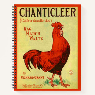 Carnet 1910 Partition Chanticleer