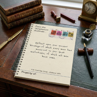 Carnet 1970 Charles Dickens Antique Postage Stamp