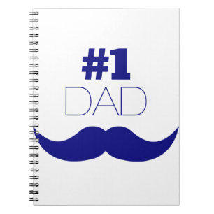 Carnet #1 Papa Blue Mustache