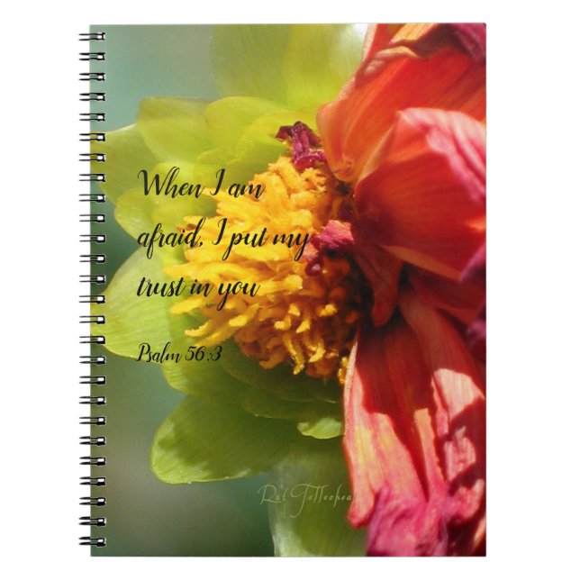Carnet 2024 JW year text Psalm 56:3  (Devant)