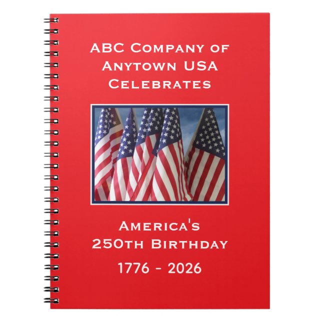 Carnet 250e anniversaire 1776 à 2026 USA Amérique (Devant)