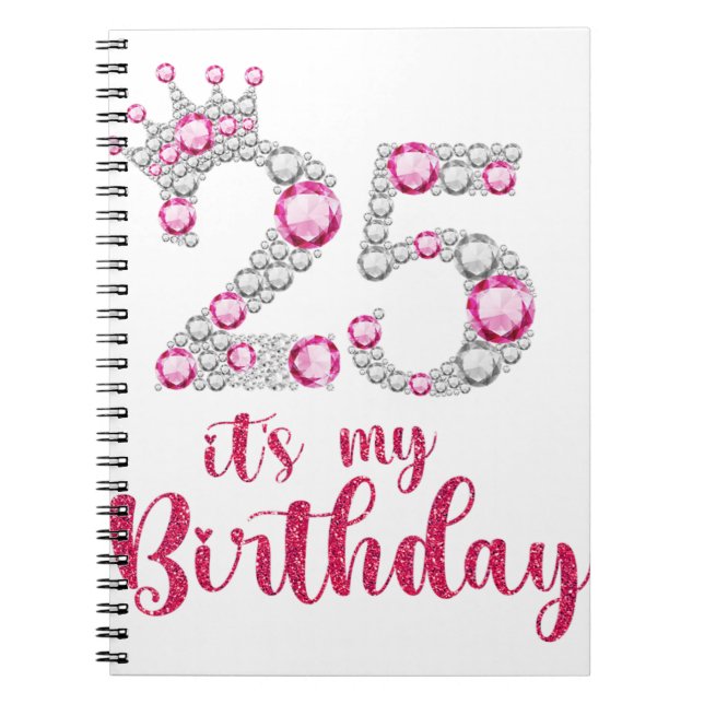 Carnet 25 C'est mon anniversaire 25e anniversaire Bda 25  (Devant)