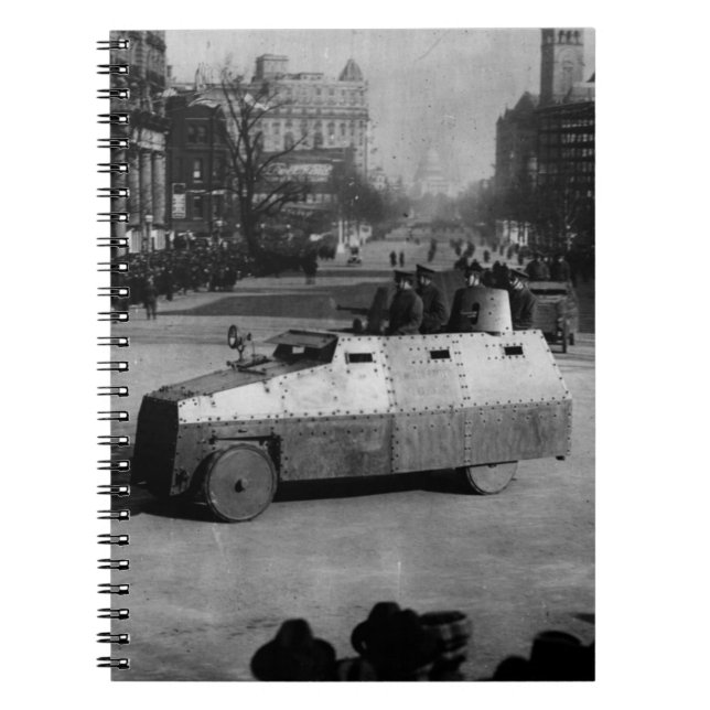 Carnet 27 mars 1917 :  L'escadron de véhicule blindé (Devant)