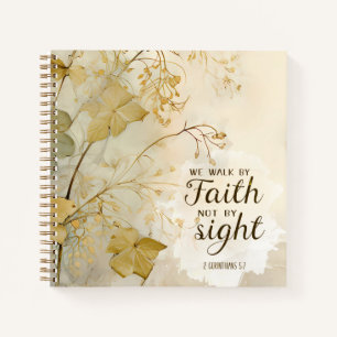 Carnet 2 Corinthiens 5:7 Nous marchons par la foi Bible V