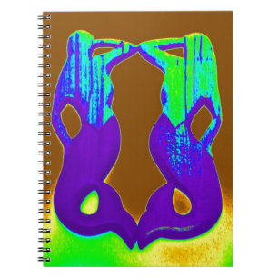 Carnet 2 sirènes violettes