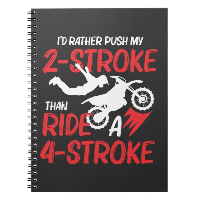 Carnet 2 Strocross MX Motocross Dirt Bike Supercross (Devant)