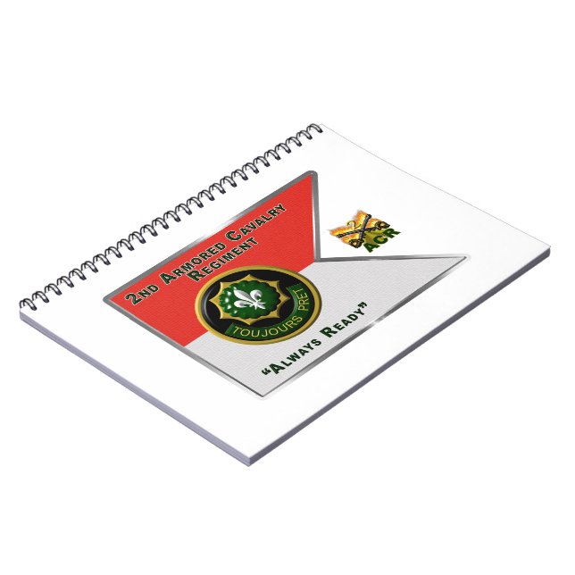 Carnet 2e Ligne directrice du régiment de cavalerie blind (Côté gauche)