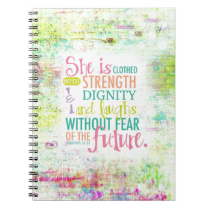 Carnet 31:25 artistique de proverbes