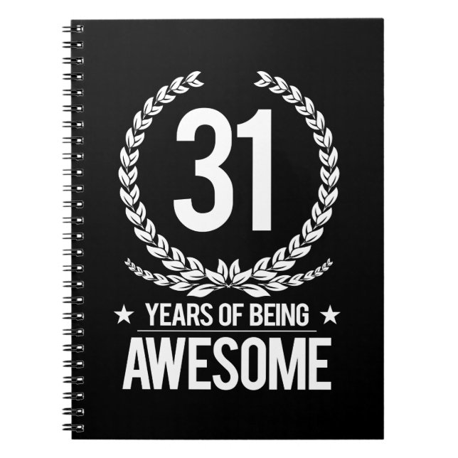 Carnet 31ème Anniversaire (31 ans d'être impressionnants) (Devant)