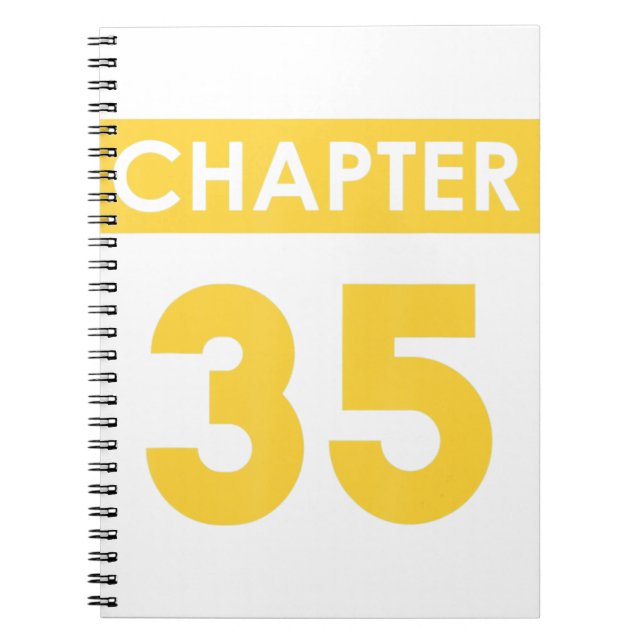Carnet 35e Birthday Toxits Chapter 35 Happy Bday Funny Id (Devant)