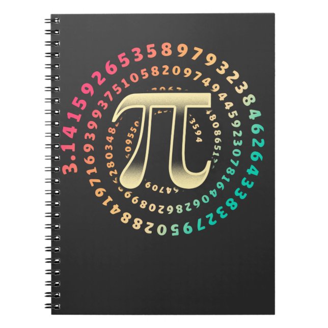 Carnet 3.14 Pi Numéro Jour Symbole Math Irrationnel Numér (Devant)