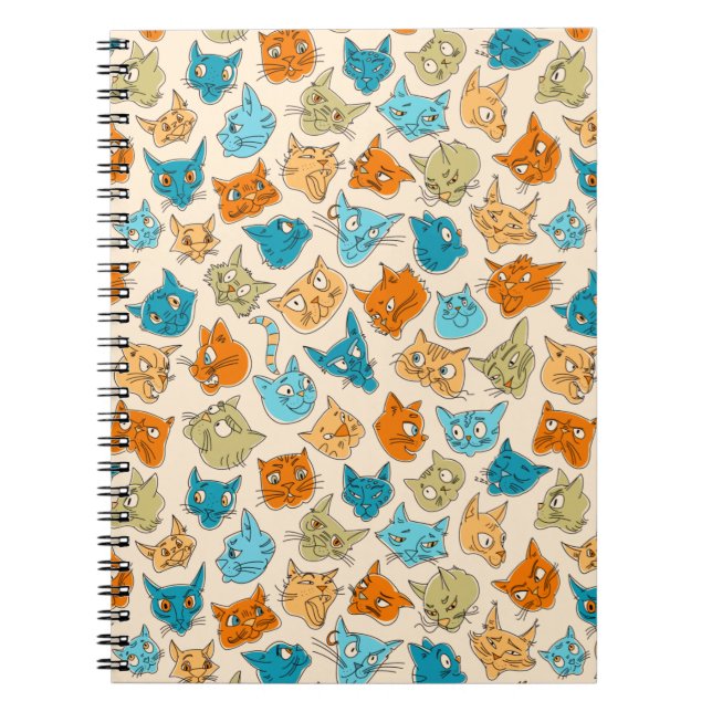 Carnet 40 visages de chat et une queue (Devant)