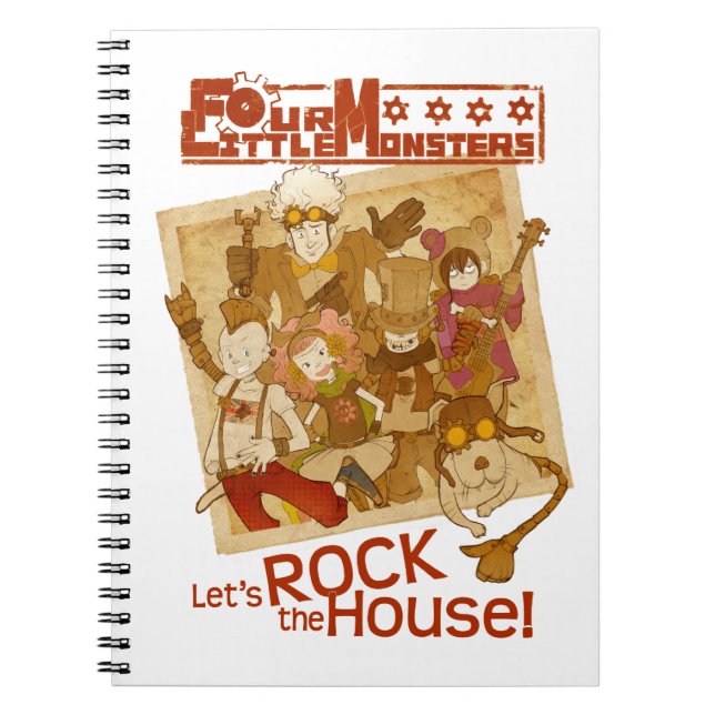 Carnet 4 petits monstres - basculons la Chambre (Devant)