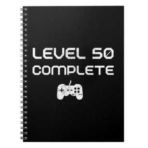 Carnet 50th Birthday / 50th Anniversary Level 50 Complete
